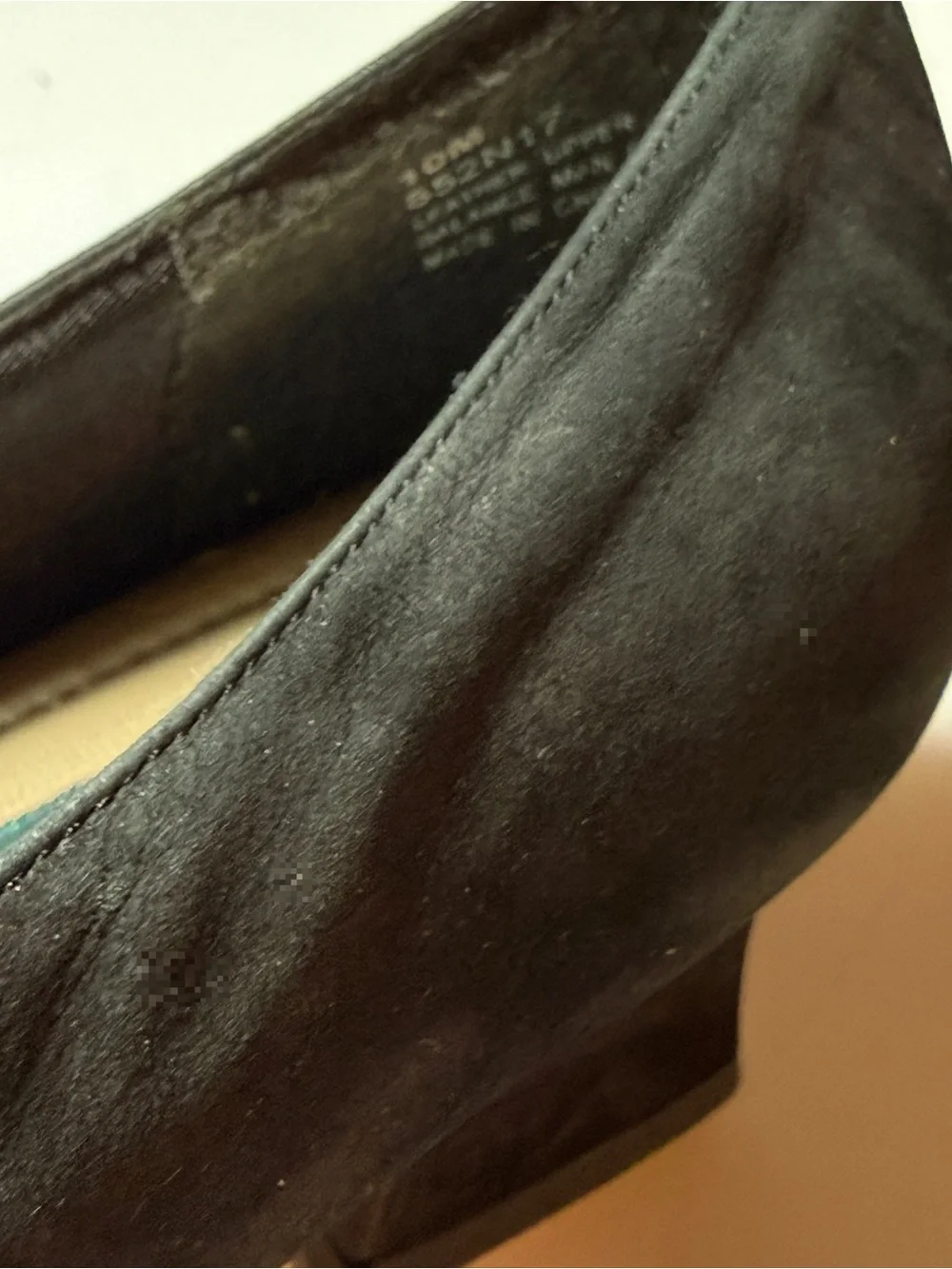 NWT Naturalizer Women’s Black suede Leather Oxford Shoes 10M **READ**